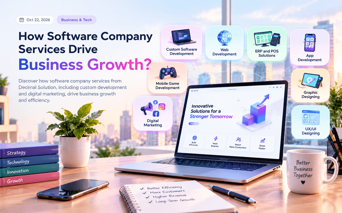 How Software Company Services from Decimal Solution Drive Business Growth?