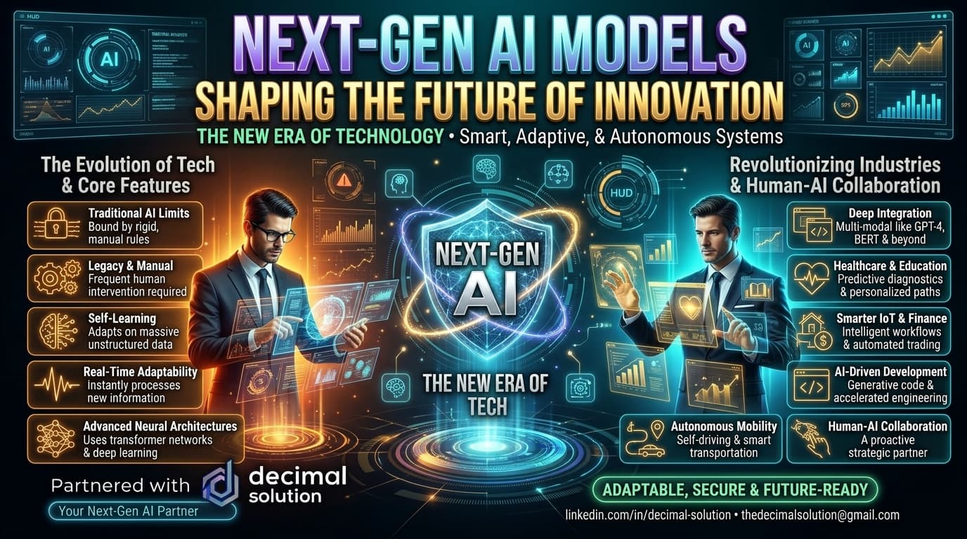 Next-Gen AI Models: Shaping the Future of Innovation and the New Era of Technology