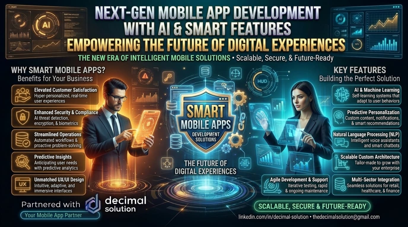 Next-Gen Mobile App Development with AI & Smart Features