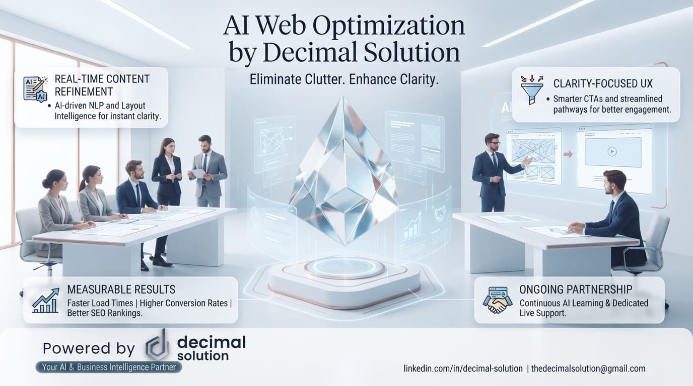 AI Web Optimization by Decimal Solution | Eliminate Clutter, Enhance Clarity