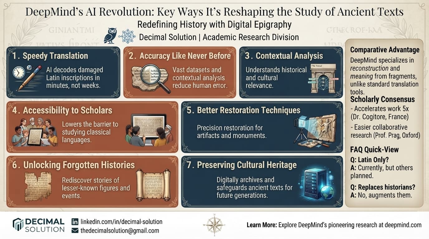 DeepMind’s AI Revolution: Key Ways It’s Reshaping the Study of Ancient Texts
