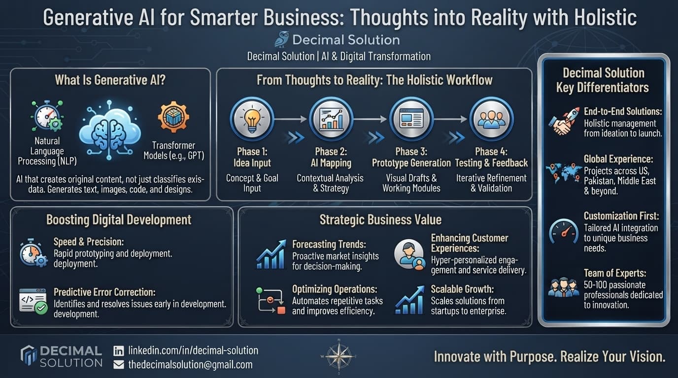 Generative AI for Smarter Business: Thoughts into Reality with Holistic