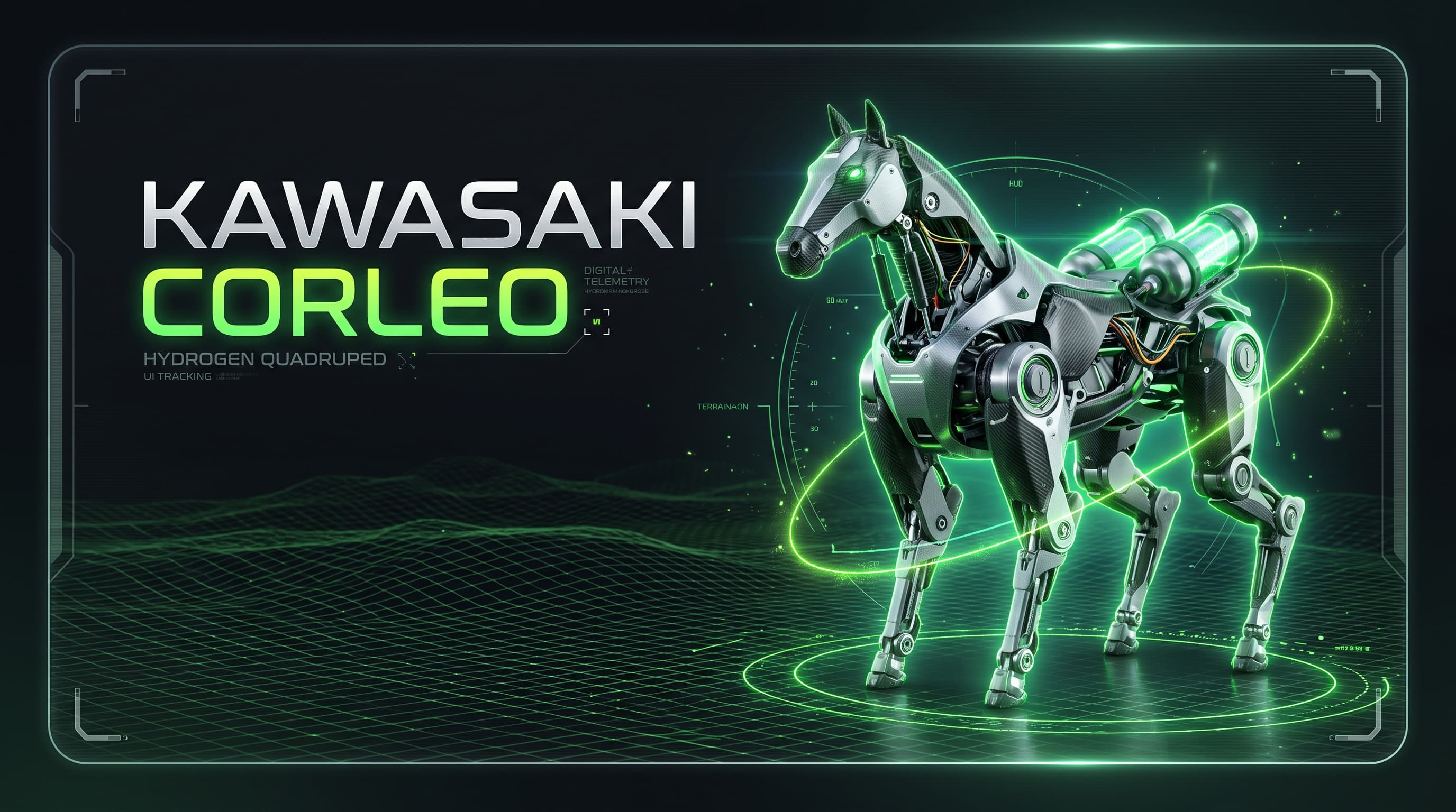 Kawasaki’s Hydrogen-Powered Corleo Revealed