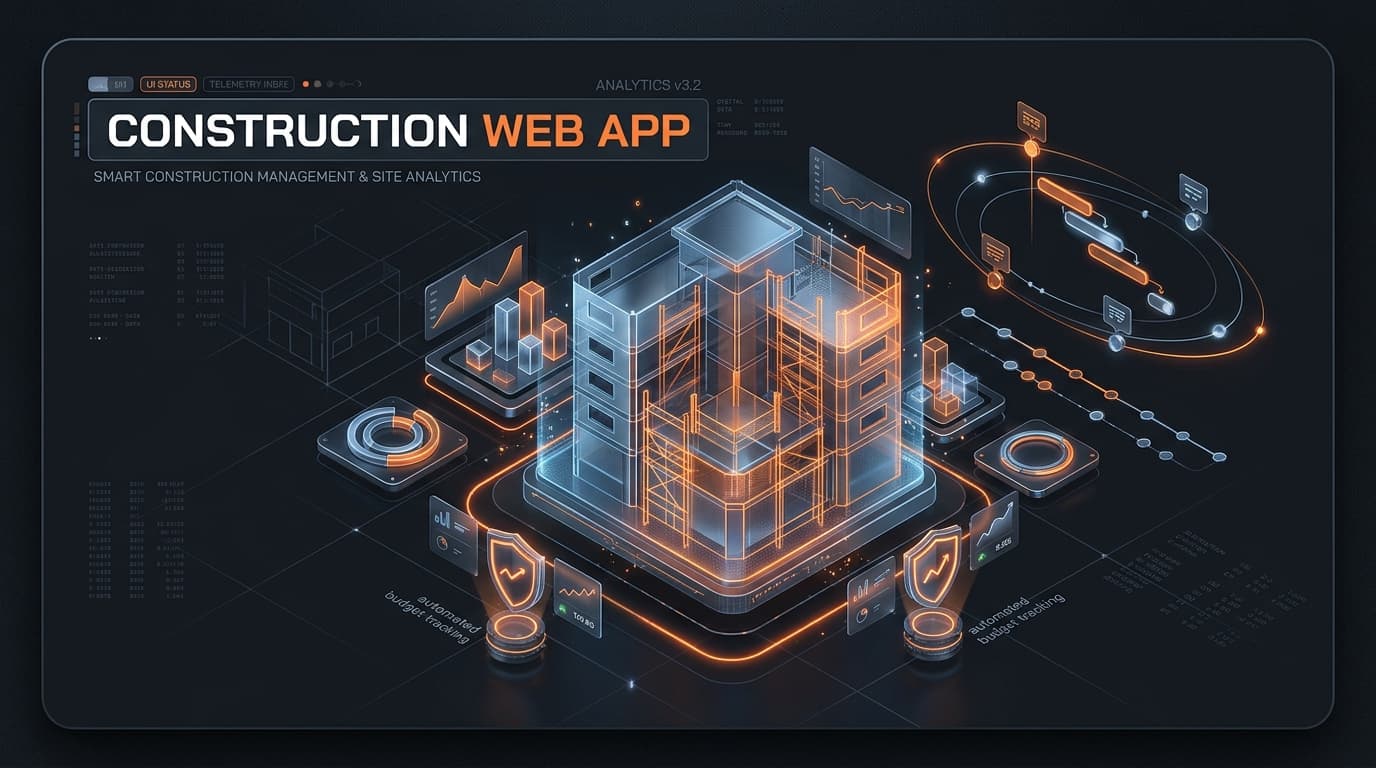 Manage Construction Projects Smarter with Web App Solutions: